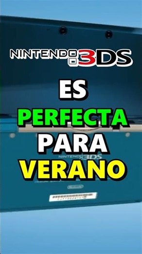 The Nintendo 3DS is synonymous with summer 🥵 #Nintendo3DS #Shorts
