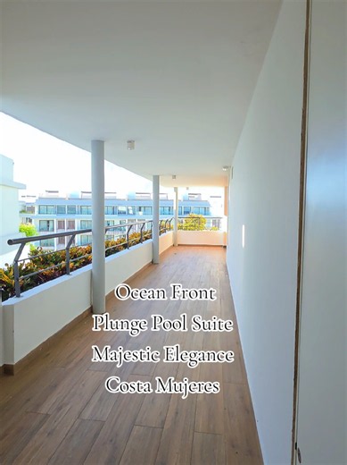 POV: You booked the oceanfront plunge pool suite at Majestic Elegance Costa Mujeres. 🌊✨ Private swims with a view > everything else. 💙 The plunge pool at Majestic Elegance Costa Mujeres was an absolute dream. Use the link above to book or complete our vacation inquiry form linked in Bio to start planning your trip today!! #allinclusive #Cancun #fyp #vacationvibes #Mexico