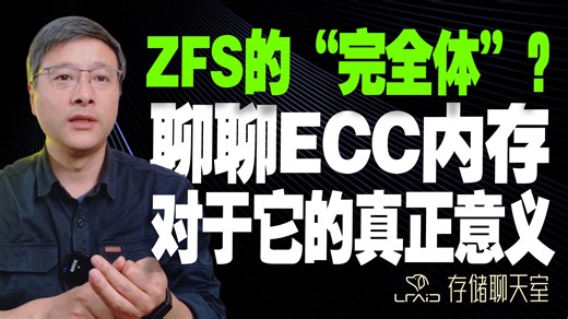 ZFS的“完全体”？聊聊ECC内存对于它的真正意义