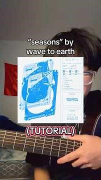 TUTORIAL | “seasons” by wave to earth #seasons #wavetoearth #guitartutorial #guitartok #w2e