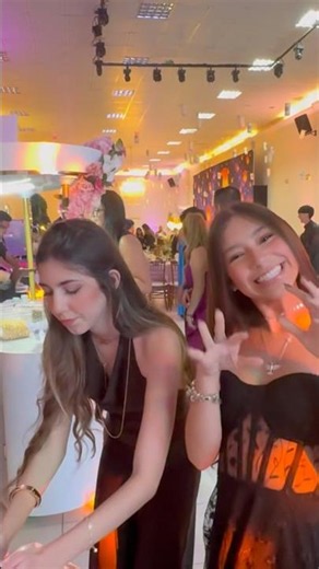 BASTIDORES MAITÊ E CALINA NA FESTA DA CLARA MARTINS