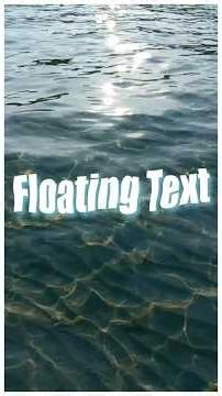 * Create Floating Text in DaVinci Resolve 🌊