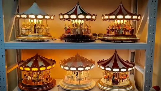#Comparison Six Carousel Music Boxes#musicboxes