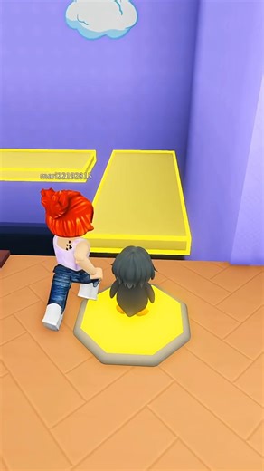 Bacon helped gugugaga in teamwork obby #roblox #shorts