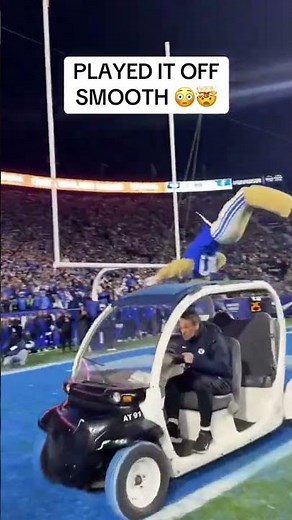 The BYU mascot is different 😳 (via @CosmotheCougar/TT)