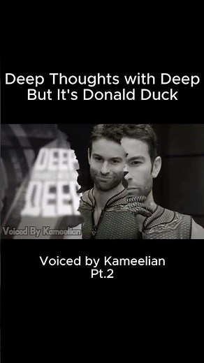 Deep Thought's But It's With Donald Duck #donaldduck #theboys #deep #voiceact #voice #voiceover