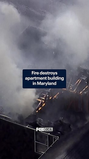 Firefighters Tackle Apartment Blaze in Laurel, Maryland