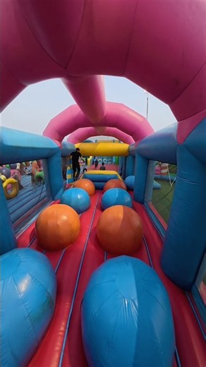 INSANE Parkour Race Inside a Giant Balloon World! 🎈🔥 | POV