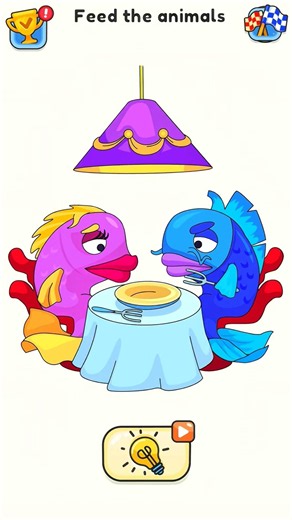 🐠 Feed the Animals Challenge! Only Geniuses Can Solve This 😳 #shorts