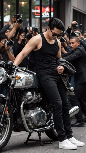 Gemini AI PROMPT: 1. Open Gemini App/Website 2. Upload Your Photo 3. Copy & Paste this prompt: With the uploaded image same hair same face exactly uploaded image 100% photo of a late 20s a man leaving the cafe and stepping onto the street, where magazine photographers are waiting outside. Camera flashes illuminate he face as guards hold back the photographers. --ar 4:5 --s 250 --raw--v 7 he wear Match the outfit second photo. It should look realistic. Do not change anything else." 8k quality, fu