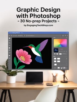Graphic Design with Photoshop – 30 No-Prep Lessons for Teens