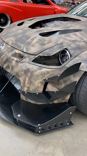 Custom Nissan 350z Widebody Kit Camouflage | Tuning Showcase
