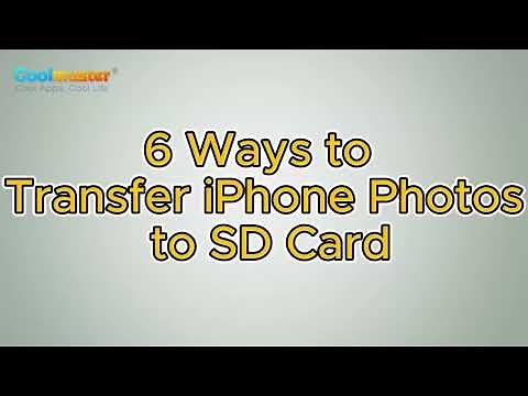 How to Transfer iPhone Photos to SD Card in 6 Fabulous Ways