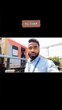 All Clean #shortfeed #shorts #coachattendent #railway #indianrailway #trainvlog