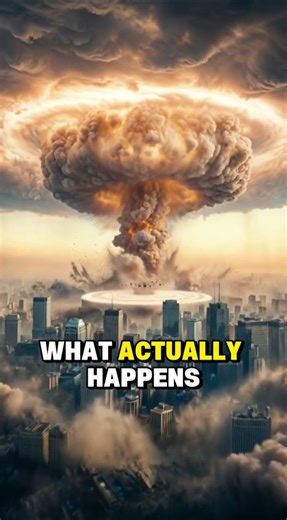 What Happens Inside Your Body During a Nuclear Explosion? (Medical Explanation) #shorts