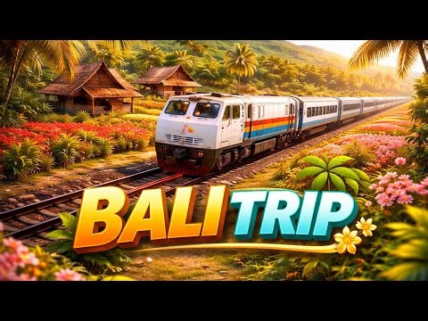 Indonesian Train Simulator – Journey to Bali 🎮 | EP 1 • Real Train Travel Adventure 🇮🇩