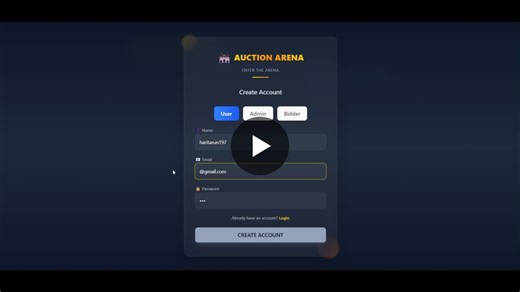 Auction Arena: MERN Stack Web Application | Tarun Bommana posted on the topic | LinkedIn