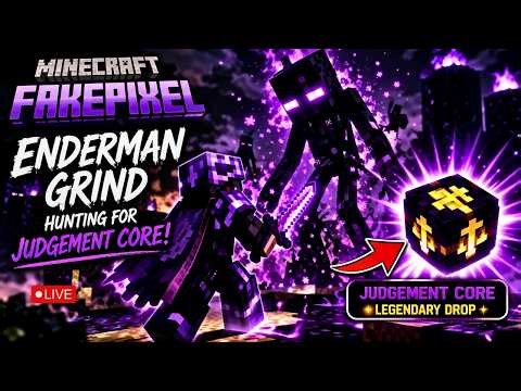 Is RNG on Our Side Today?! Judgement Core Hunt🔥💎| Fakepixel | Part 20 ✨🛑 #minecraft #fakepixel