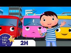 Muddy Bus Go Round and Round | Baby Song Mix - Little Baby Bum Nursery Rhymes