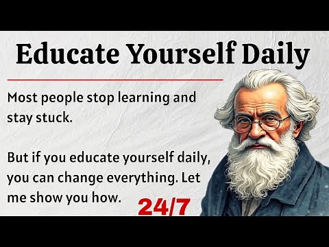 Educate Yourself Daily || Graded Reader Level 2 || Improve Your English Fluency ✅️