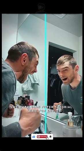 Tutorial Time warp scanfilter#youtubetutorial #shorts #trending #trollface