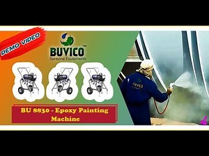 Epoxy Painting Machine | Epoxy Spray Painting | Epoxy Airless Paint Sprayer