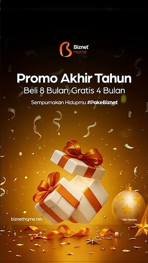 Promo Akhir Tahun Biznethome #PakeBiznet