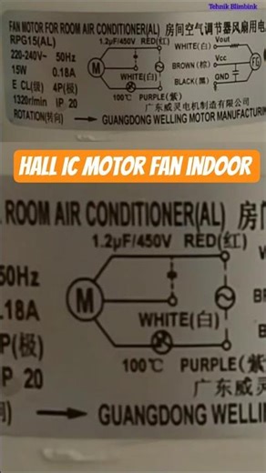 Hall IC/Hall Sensor Motor Fan Indoor #acsplit