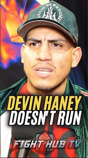 Benavidez JR FIRES BACK at Devin Haney haters saying his RUNS in fights!