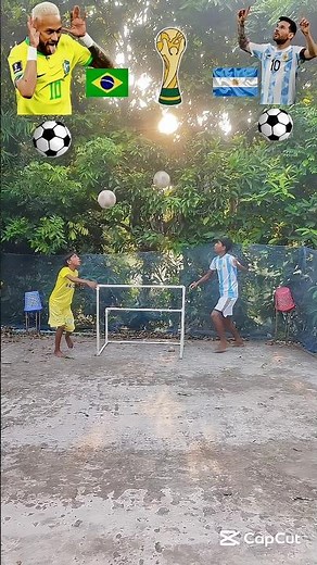 Who Win? 🇧🇷⚽🇦🇷 Epic Football Skills challenge 🏆 #football #soccer