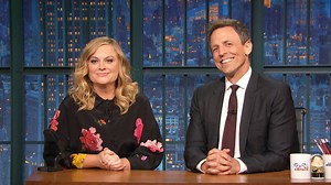 Seth and Amy Poehler have strong opinions on the Julius Caesar controversy. Really. | Late Night with Seth Meyers