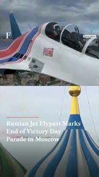 Victory Day Parade in Moscow Ends With Russian Fighter Jet Flypast