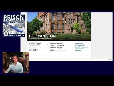 Yankton Federal Prison Camp and the Inmate Handbook (3/16/21)