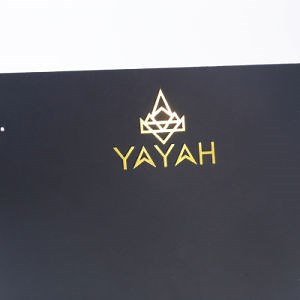 [Hot Item] Black Hot Stamp Gold Foil Jewelry Display Tag Paper Card