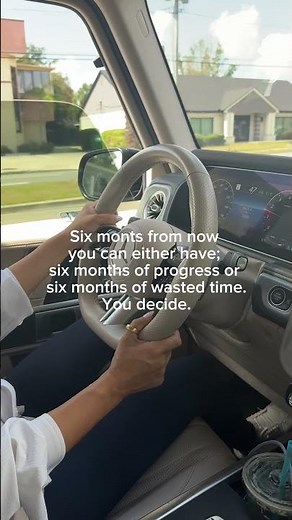 6 months from now you can either have six months of progress OR 6 months of wasted time. You decide.