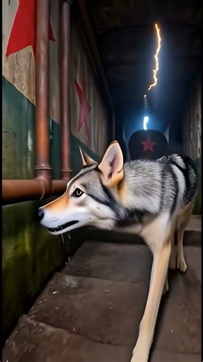 Wolf GoPro POV in Chernobyl Finds Hidden Abandoned Soviet Bunker | Animal Lens Journey
