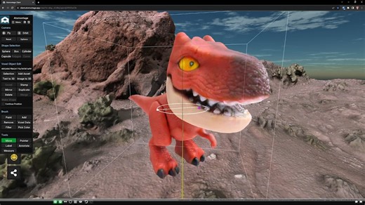 14K views · 265 reactions | Atomontage 2024 presents a new Virtual Matter streaming platform for creating and editing 3D content. This "Photoshop for 3D" lets you turn 2D images into 3D objects using microvoxels instead of polygons. Learn more: https://80.lv/articles/atomontage-2024-presents-new-virtual-matter-platform-for-3d-art/ | 80 Level | Facebook