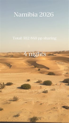 Pumeza Cingo on Instagram: "Avoid scamming travel agencies!!!!!! A 4 day trip to Namibia (self booking) Use Skyscanner to search for flights to get the cheapest travelling time and airline. Book your flights directly with Airlink 2 nights in Swakopmund Stay @ Desert Breeze Lodge 2 nights in Sesriem Stay @ We Kebi or Elegant Desert Camp Use GetYourGuide to book activities Hire your car with Europe Car or Bluu (you can do this directly with them) All the best ❤️ #explore #namibia #travel2026"