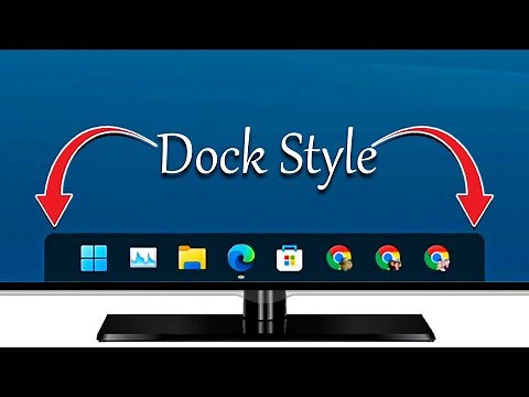 How To Transform Windows 11 Taskbar Into A MacOS Style Dock