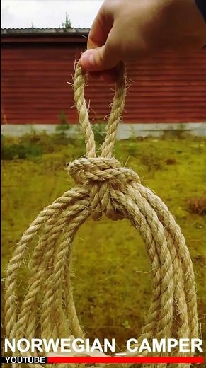 Simple Rope Loop Technique Everyone Should Know #knots #skills