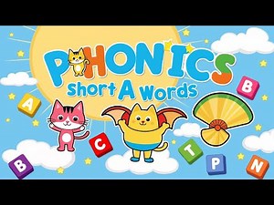 CVC Words Phonics Song | Short A Sound | Learn to Read for Kids, Toddlers, Preschoolers