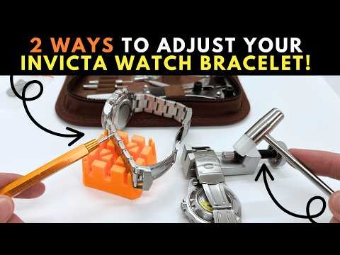 2 Ways to Resize Your Invicta Watch Metal Band that Works for Most Brands