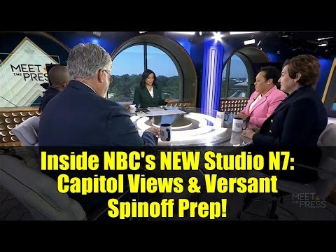 Inside NBC's NEW Studio N7: Capitol Views & Versant Spinoff Prep!