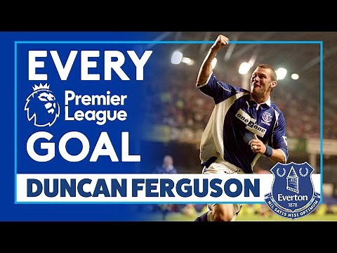 EVERY DUNCAN FERGUSON GOAL IN THE PREMIER LEAGUE FOR EVERTON!