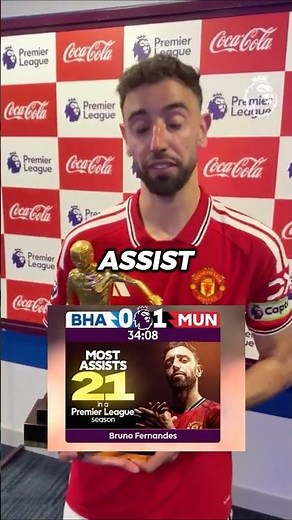 Why Bruno Fernandes’ Premier League record-breaking 21st assist was not cancelled.🤔😳