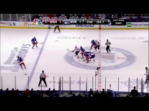 Jason Chimera goal. Washington Capitals vs NY Rangers 4/28/12 NHL Hockey