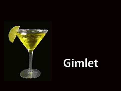 Vodka Gimlet Cocktail Drink Recipe