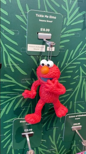 Sesame Street Tickle Me Elmo 2024 Hallmark Keepsake Ornament. #elmo #sesamestreet #hallmarkornaments