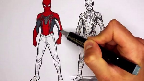 How to Color Avengers Team Like a Pro | Spiderman & Thor Coloring