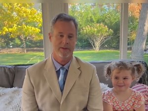 Daughter's reaction to dad's fake job interview is priceless!